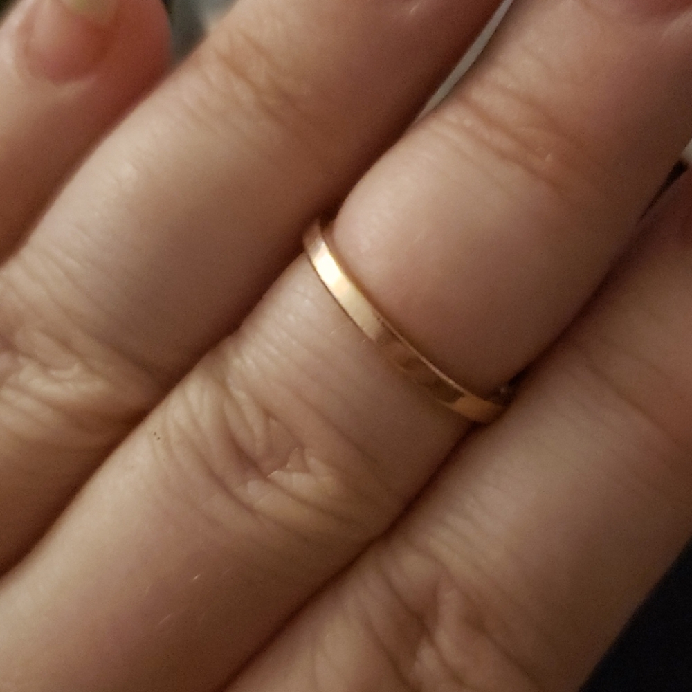 eWeddingbands rise gold 10kt comfort-fit 2mm